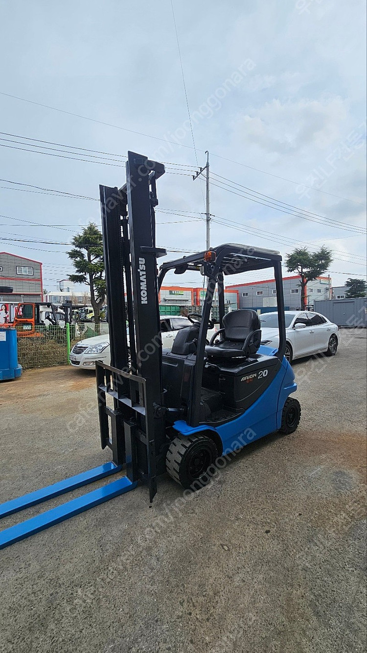 최신형 AC타입 코마츠 좌식 2톤 전동지게차 4M 700만 도매가판매 이미지