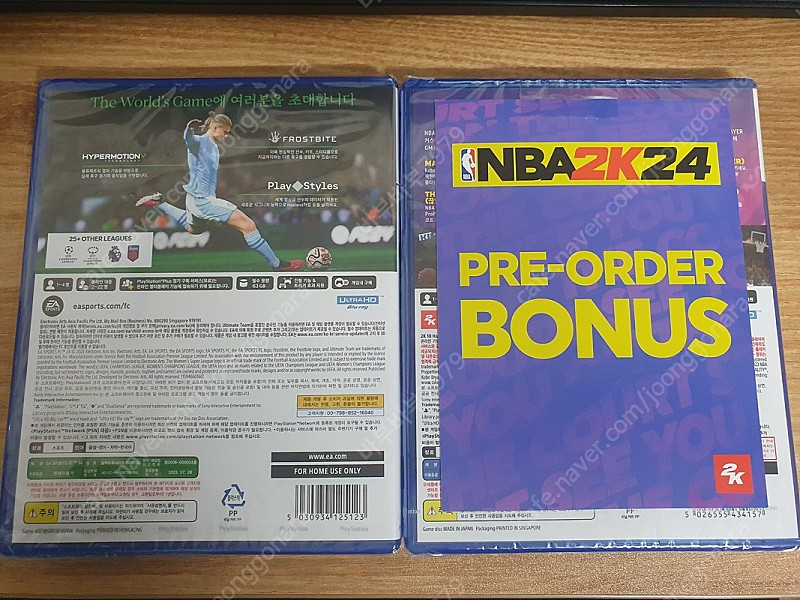 PS5 타이틀 팝니다. (fc24, nba2k24, mlb더쇼23) 이미지