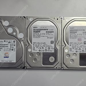 HDD 4TB 1개, 3TB 2개 판매합니다