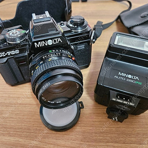 초민트급 입문용 필름 카메라 MINOLTA X700 BASIC SET (50MM F1.7, 280PX, MULTIFUNTION BACK)