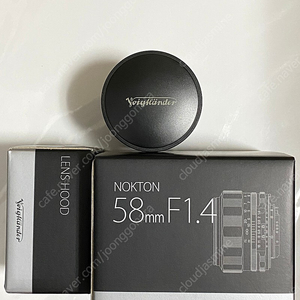 보이그랜더 NOKTON 58mm F1.4 SLIIS SLR 렌즈 블랙 후드 포함 Voigtlander