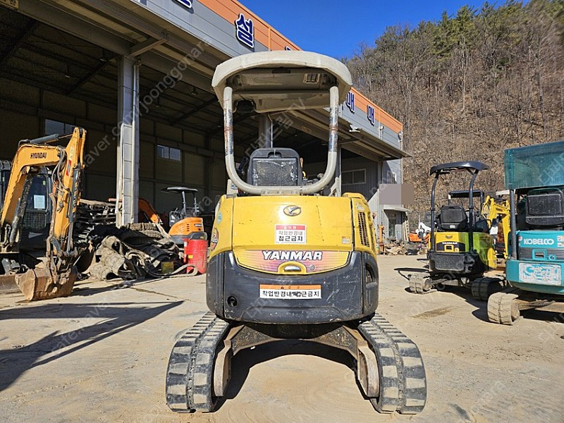중고미니굴삭기 얀마 2톤 VIO20 2015년식 가동시간 8100시간 이미지