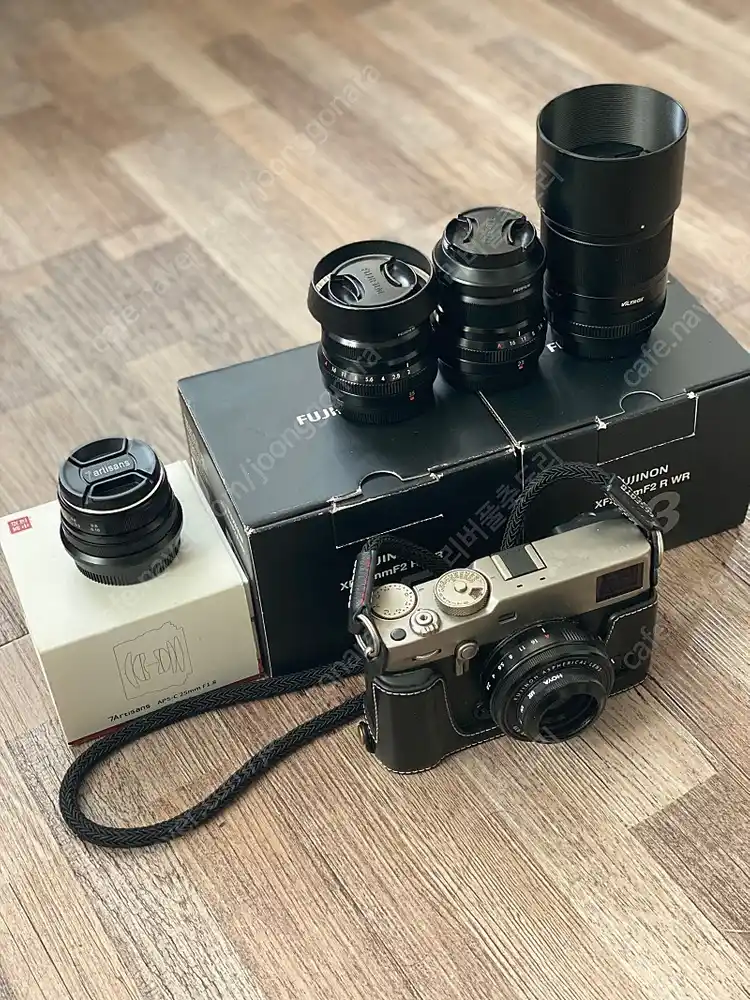 후지필름 X PRO3 듀라실버 풀박스 판매합니다 후지필름 xf 23mm 35mm 렌즈 빌르록스 56mm f1.4 판... 이미지