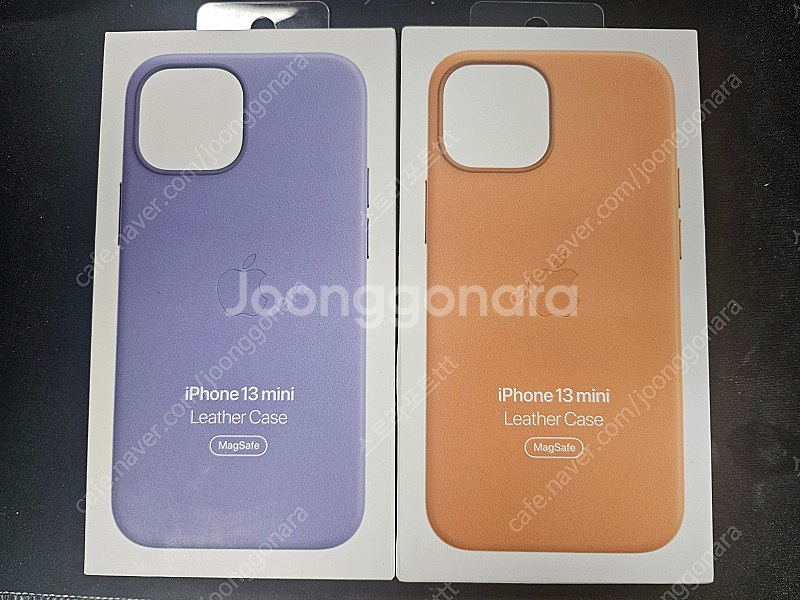 (애플정품) 아이폰 13미니_ 맥세이프 가죽케이스--0