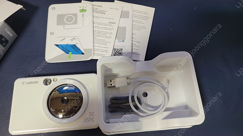 캐논 인스픽 s2 개봉만 했습니다. 이미지