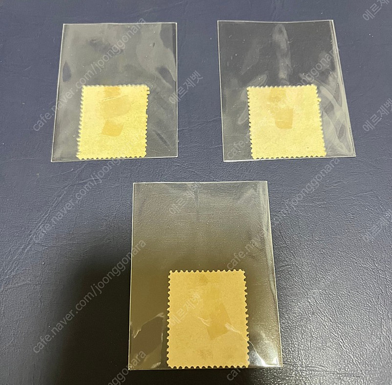 시중에서 보기 어려운 주색대한가쇄 100년전 우표 미사용제 3종판매합니다 이미지