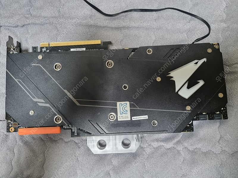 기가바이트 어로스 익스트림 rtx 2080 커수용 이미지