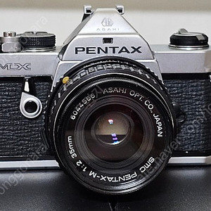 펜탁스 Pentax MX + 35mm 렌즈 (SMC Pentax-M F.2)