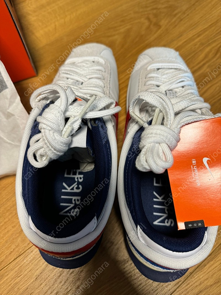 나이키 사카이 코르테즈 275사이즈 이미지