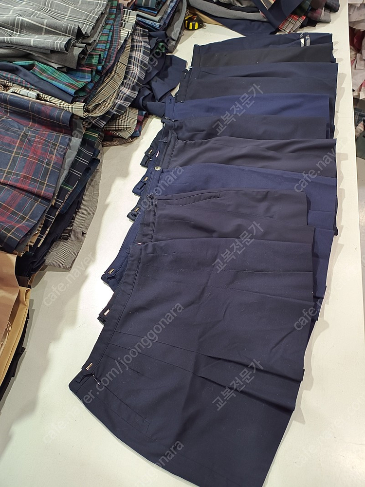 중고 교복치마 사이즈74 10장 택포19000 < 남색만 > 이미지