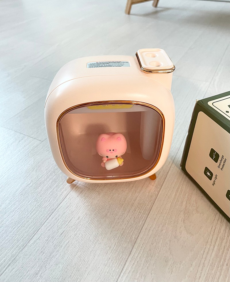 < 새제품 > 초음파 캐릭터 미니 가습기. 카카오프랜즈st 무드등 사용 ( 조명 램프 피규어 장식품, 아이방 ) 이미지