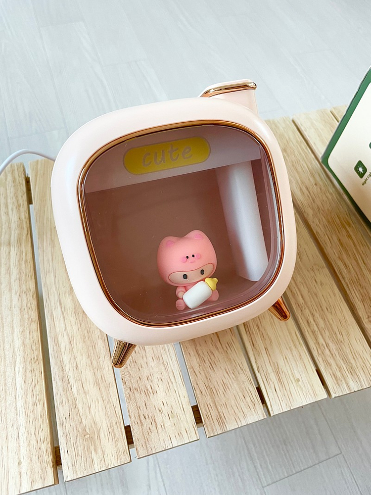 < 새제품 > 초음파 캐릭터 미니 가습기. 카카오프랜즈st 무드등 사용 ( 조명 램프 피규어 장식품, 아이방 ) 이미지