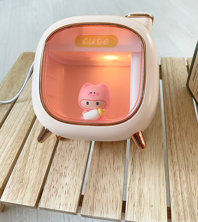< 새제품 > 초음파 캐릭터 미니 가습기. 카카오프랜즈st 무드등 사용 ( 조명 램프 피규어 장식품, 아이방 ) 이미지