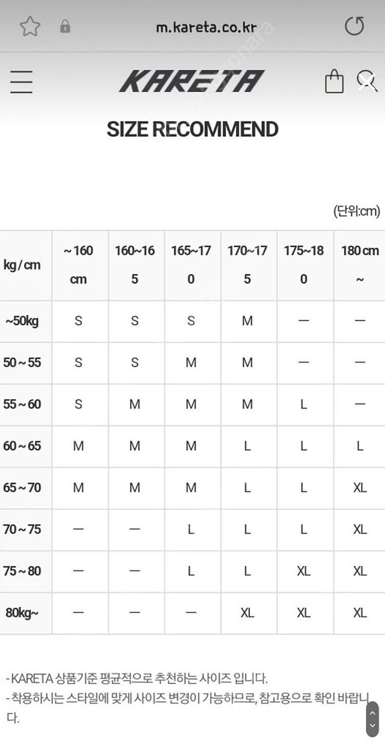 Kareta 카레타 1819 아노락 재킷 스노우보드 누빔안감 자켓 S 보드복 스노우보드 상의 이미지