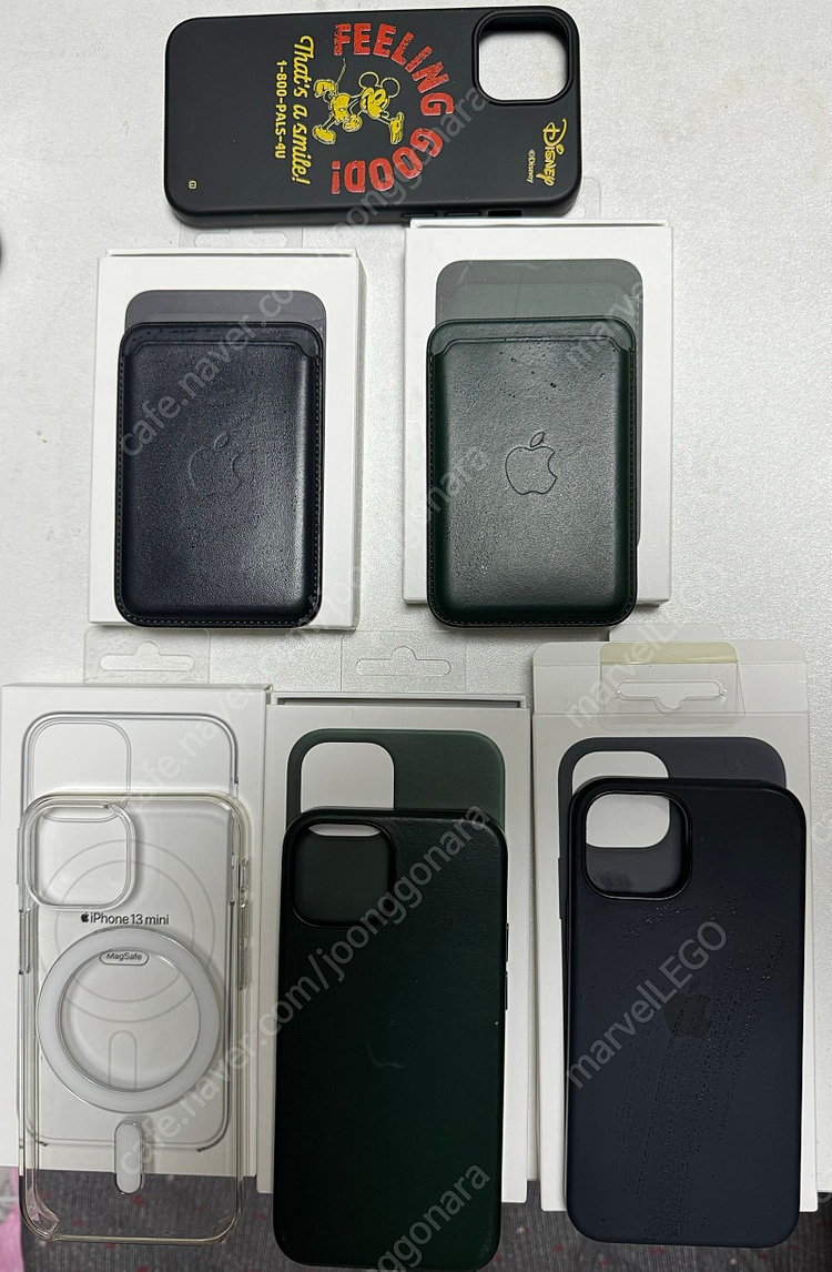 아이폰13미니 정품케이스 및 카드지갑 일괄판매 이미지