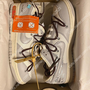 [275] 나이키 x 오프화이트 덩크 로우 Nike x Off-White Dunk Low The 50 - Lot 46