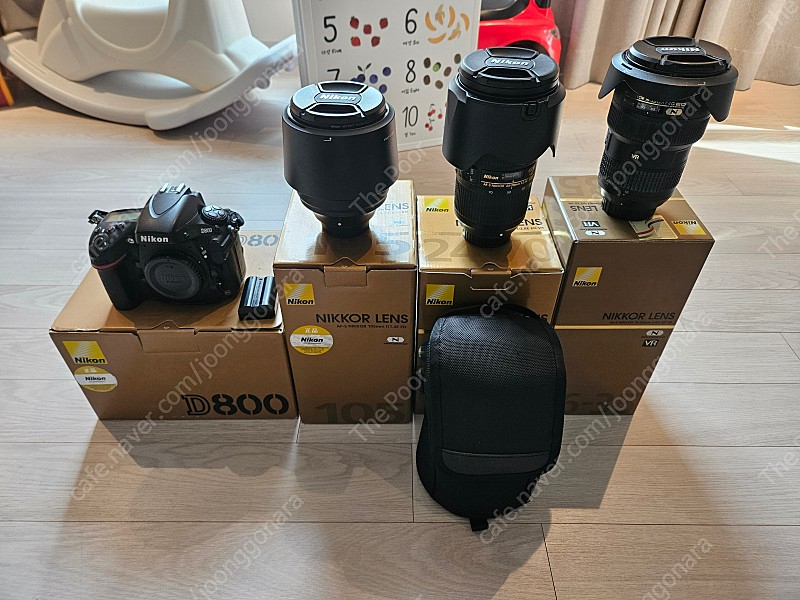 니콘 D800, 16-35N, 24-70N, 105N 일괄판매 이미지
