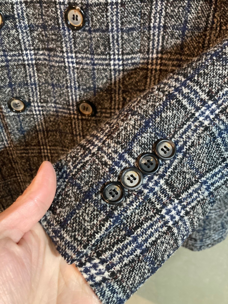 100,31 지오송지오 더블브레스티드 트위드 자켓, 디젤 슬림스트레이트핏 데님 팬츠 청바지--1