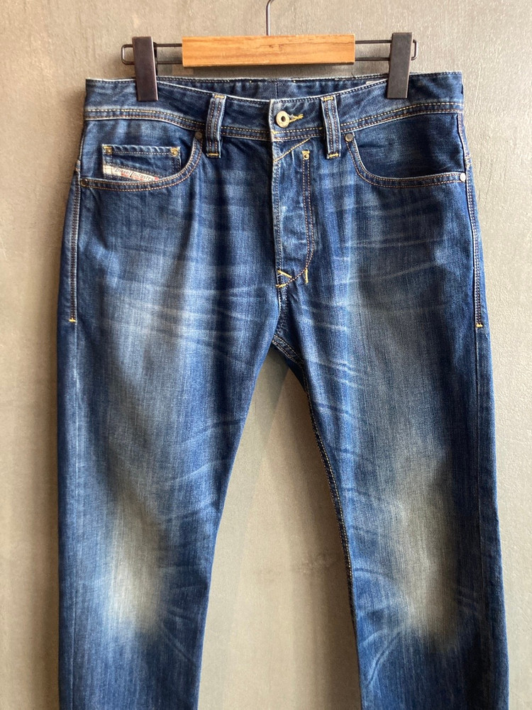 100,31 지오송지오 더블브레스티드 트위드 자켓, 디젤 슬림스트레이트핏 데님 팬츠 청바지--8