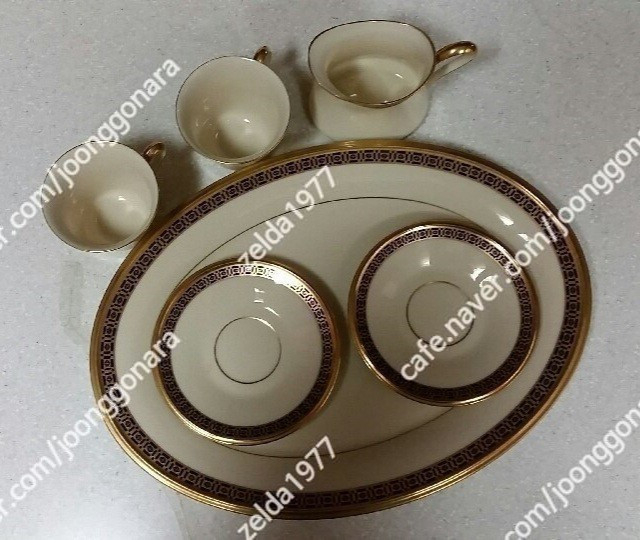 빈티지 레트로 레녹스 Lenox Tudor 명품 그릇 컵 접시 이미지