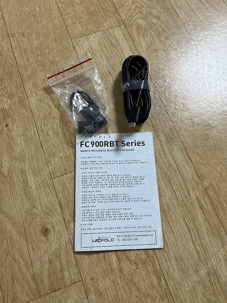 레오폴드 / FC900RBT PD 적축 그라파이트 화이트 한글 이미지