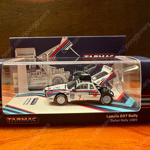 Tarmac 64:1 란시아037 랠리 다이캐스트