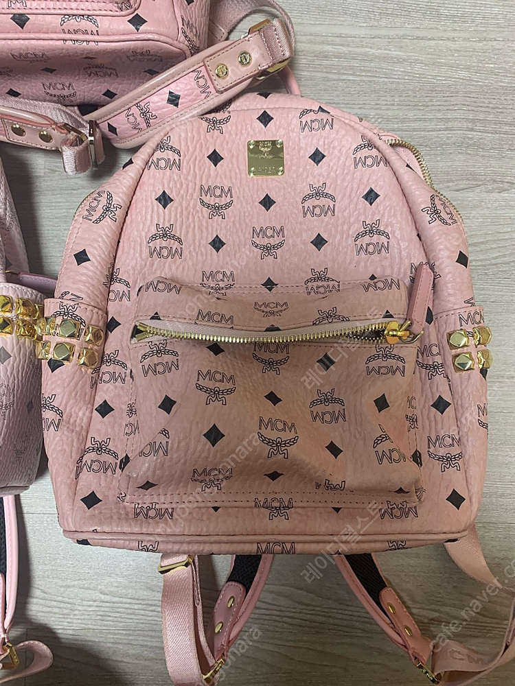 mcm백팩 파우더핑크 소프트핑크 이미지