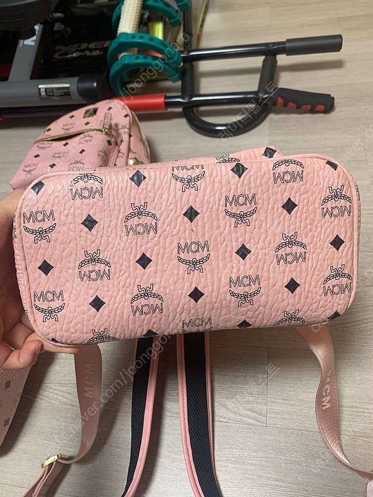 mcm백팩 파우더핑크 소프트핑크 이미지