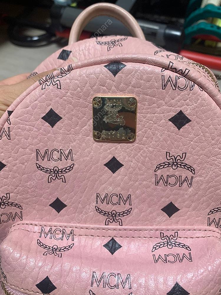 mcm백팩 파우더핑크 소프트핑크 이미지