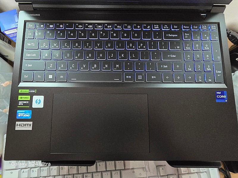 한성컴퓨터 Bossmonster GTX63 T9X6Q16 (인텔 13세대 i9 RTX4060 16인치 240Hz 게... 이미지