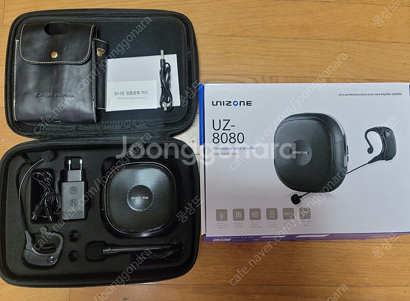 캐맥 유니존 UZ-8080 스마트 강의용 무선마이크 기가폰 블랙 E타입--0