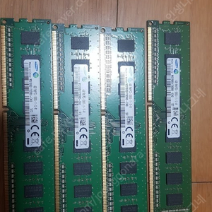 삼성램 DDR3 12800 1600MHZ 4기가 3개 개당 만원 팝니다.