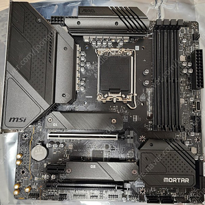 msi b660m 박격포 d4