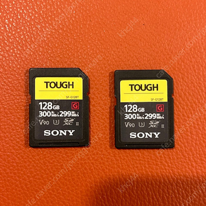 소니 터프 Tough 128gb v90 sf-g128t 2개 일괄판매합니다