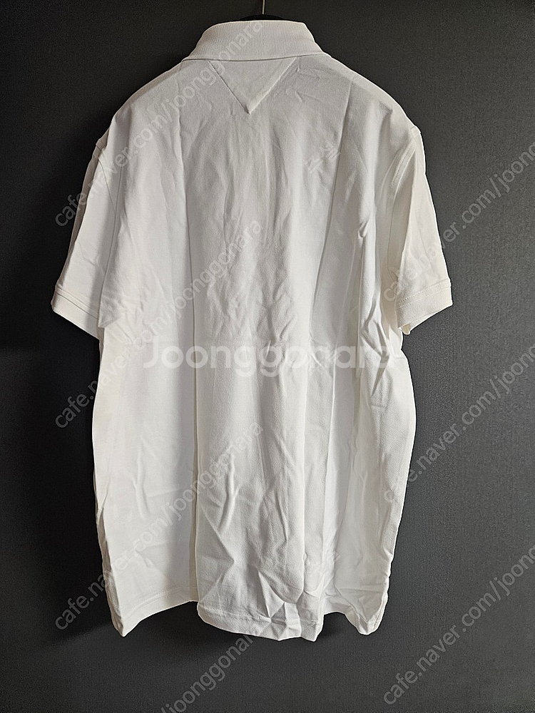 새제품 타미 힐피커 폴로 셔츠 레귤러핏 라지 사이즈 화이트--1