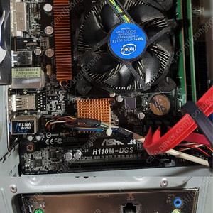 I5-7400(내장그래픽,순정쿨러), H110M-DGS, Ram8+4GB, WD SSD(120GB) 충남 서산,당진 10만원