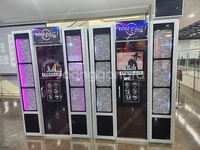 중고노래방 부스 세트 일체 판매(설치비 포함)--0