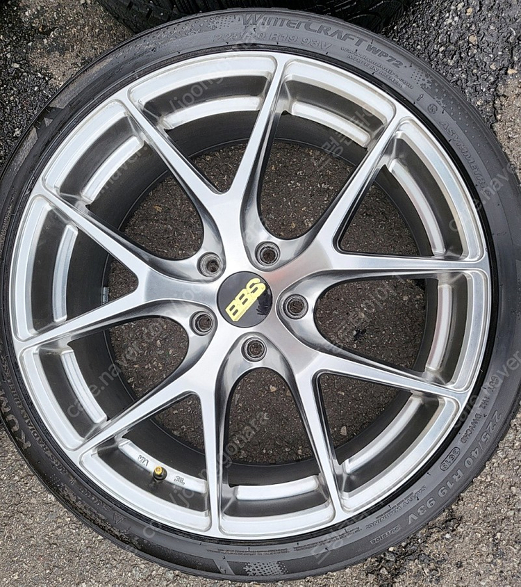 [판매] BMW 3 4 시리즈 용 BBS ST 19인치 중고 휠타이어 세트 판매합니다--1