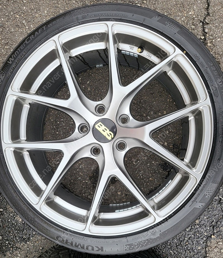 [판매] BMW 3 4 시리즈 용 BBS ST 19인치 중고 휠타이어 세트 판매합니다--2