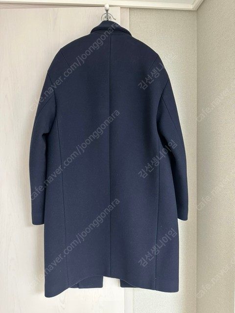 시스템옴므 캐시미어 오버핏 코트 네이비 95--1