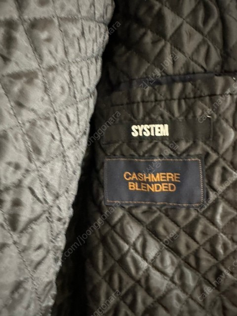 시스템옴므 캐시미어 오버핏 코트 네이비 95--2