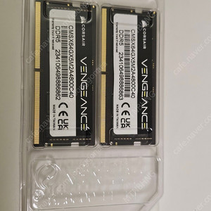 노트북용 램카드 RAM DDR5 4800 SODIMM PC5-38400 8GB 16GB 32GB 64GB