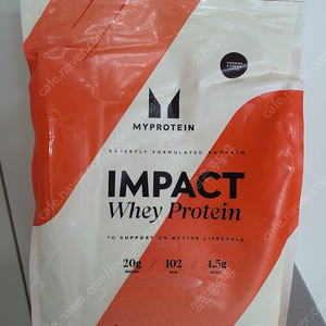 마이프로틴 임팩트웨이 보충제 쿠키앤크림 2.5kg 미개봉