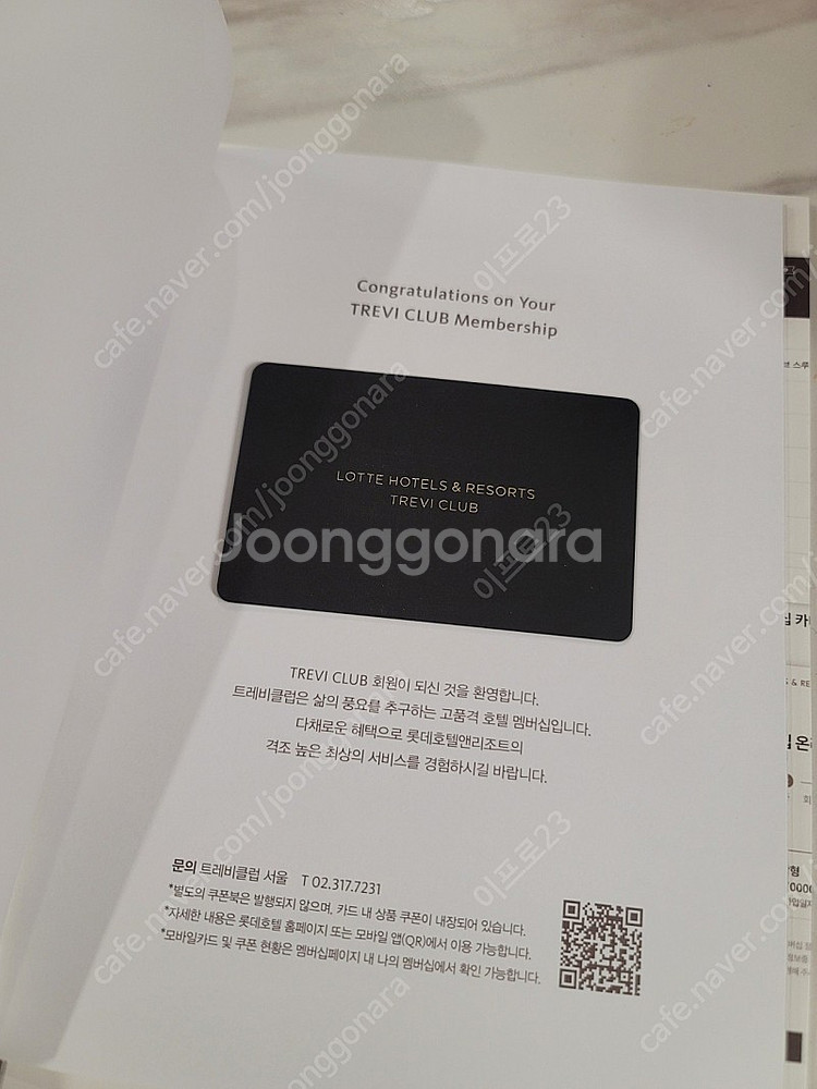 롯데 트레비클럽 다이닝1.0 판매합니다.--0