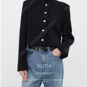 디자이너브랜드 노티아 NOTIA 트위드 zm자켓 (M)