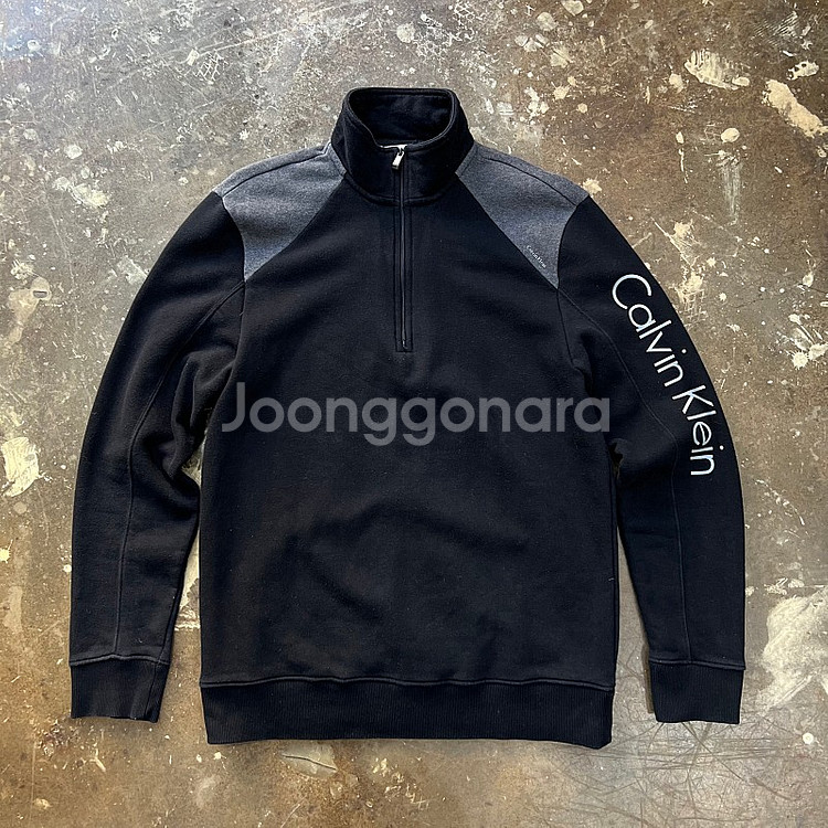 m) 캘빈클라인 기모 하프집업 티셔츠 맨투맨티셔츠 빈폴 헤지스 타미힐피거--0