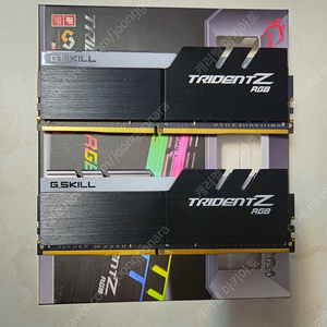 지스킬 트라이던트Z RGB DDR4-3200 CL16 32GB (16GB x 2) 램 팝니다