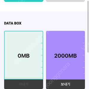 KT 데이타 2기가 3000원 팝니다.