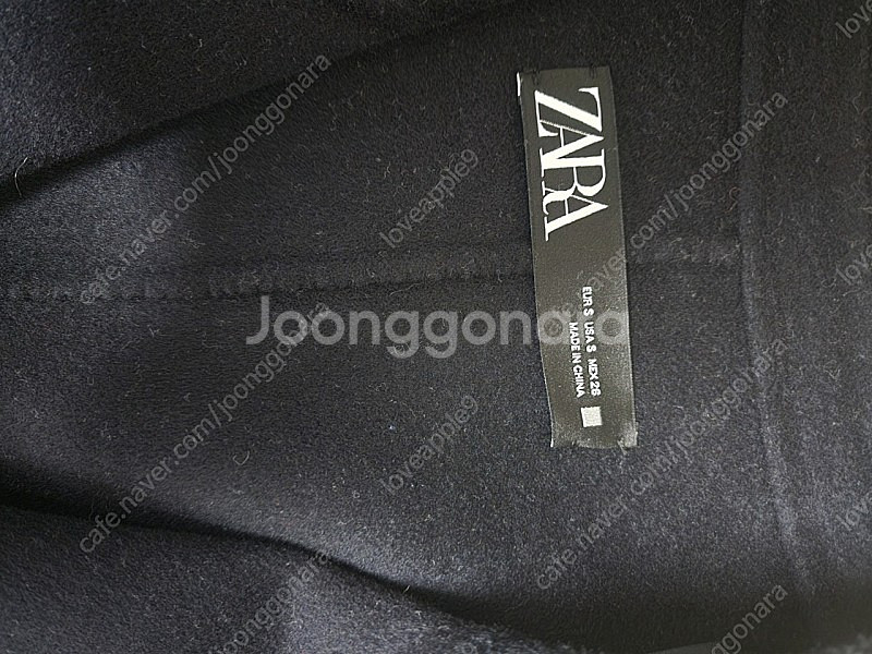 자라 ZARA 울 블렌드 매니시 코트--2