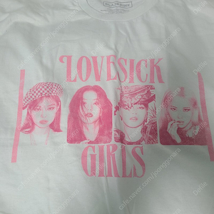 (xl) 블랙핑크 lovesick girls 티셔츠